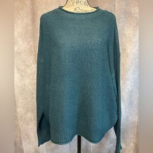 Jessica Simpson Teal Crew Neck Sweater. New without tags! XXL